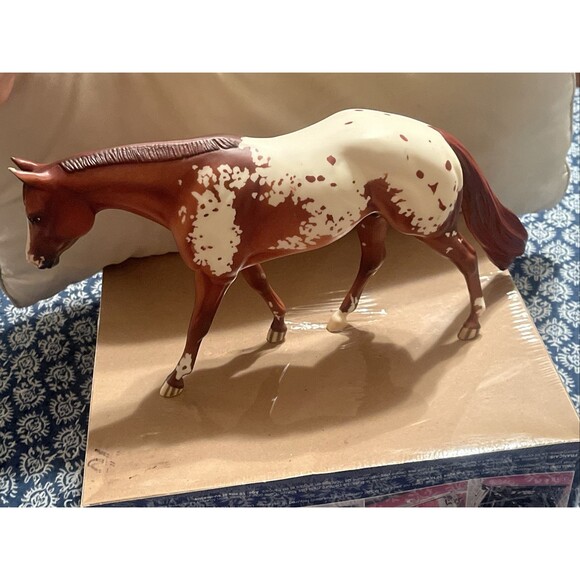Retired Breyer Horse #1166 Impress Me Shannon Snowflake Appaloosa Zippo Pine Bar - Picture 1 of 8
